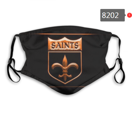 NFL 2020 New Orleans Saints #9 Dust mask with filter->nfl dust mask->Sports Accessory